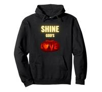 Shine God'S Love Christian Tees Alternativa Halloween Sudadera con Capucha