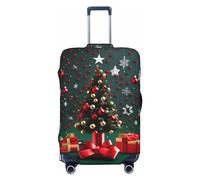 Shine In All Directions - Funda de equipaje de viaje para equipaje de 18 a 32 pulgadas, lavable, resistente a los arañazos, Árbol de Navidad con bola redonda, M