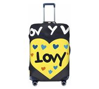 Shine In All Directions - Funda de equipaje de viaje para equipaje de 18 a 32 pulgadas, lavable, resistente a los arañazos, Love You With All My Heart, XL