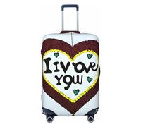 Shine In All Directions - Funda de equipaje de viaje para equipaje de 18 a 32 pulgadas, lavable, resistente a los arañazos, Confesiones de amor, M