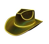 Shine in the Dark Cowboy Hat - Battery operated luminous LED light up party | Party accessory, shine in the dark cowboy hat battery operated luminous LED light up costume, , reusable, ideal