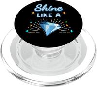 Shine Like A Diamond I Joyas Preciosas Joyas Lujo PopSockets PopGrip para MagSafe