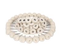 Shineboc 50 Piezas Ruedas de Pulir para Dremel, Ruedas de Pulido de Lana con Vástago de 3 mm, Accesorios de Pulido para Herramientas Rotativas