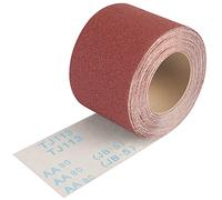 Shineboc Rollo de Papel de Lija Grano 80, 93 mm x 10 m,Lijador de Corindón Paño Suave Papel de Lija Para Trabajos en Madera Metal Acero y Acero Inoxidable