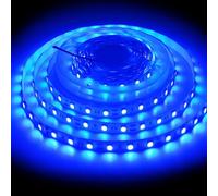 ShineBurky Tira LED 5 Metros Azul, 12V Luces LED 300LEDs SMD5050