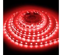 ShineBurky Tira LED 5 Metros Rojo, 12V Luces LED 300LEDs SMD5050
