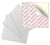 shineFinder Tablero de construcción, 25.5 * 25.5 cm, Placa Base para Tirar y Pegar para la Mesa, la Pared, la Caja de Almacenamiento（4Blanco）