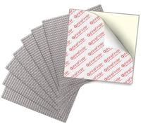 shineFinder Tablero de construcción, 25.5 * 25.5 cm, Placa Base para Tirar y Pegar para la Mesa, la Pared, la Caja de Almacenamiento（8Gris）