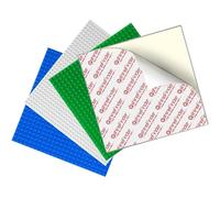 shineFinder Tablero de construcción, 25.5 * 25.5 cm, Placa Base para Tirar y Pegar para la Mesa, la Pared, la Caja de Almacenamiento（Multicolor）