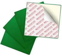 shineFinder Tablero de construcción, 25.5 * 25.5 cm, Placa Base para Tirar y Pegar para la Mesa, la Pared, la Caja de Almacenamiento(4Verde)