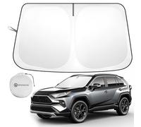 SHINEHOME Parasol Plegable para Parabrisas Delantero 2025 para RAV4 2019-2025 RAV4 SUV Crossover, TRD Off-Road, LE XLE Premium Limited Accesorios de Parasol para Ventana Delantera