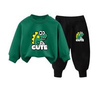 SHINEHUA - Conjunto de jogging para niño y niña, diseño de manga larga, con bolsillo y pantalones, manga larga, correr, fútbol, ropa de chándal para niños