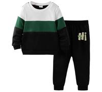 SHINEHUA Conjuntos Bebé Niño Sudadera Camisa Y Pantalones Correr Niño Bebé Casual Sudadera Conjunto Ropa para Bebés Y Niños Jóvenes