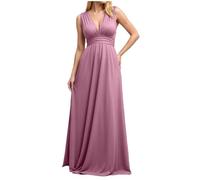 SHINEHUA Vestidos Boda Invitada Largo Vestido De Noche para Mujer Línea a Hombros Descubiertos Vestido Invitada Boda De Dama Honor Elegante Largo Fiesta Formal Invitado Graduación