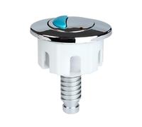 Shinekoo Botón pulsador de inodoro de doble descarga de ahorro de agua, cabezal redondo, interruptor de doble pulsador, cisterna, botón de repuesto para tanque de ahorro de agua, barra de baño