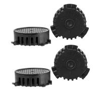 Shinemond 4 filtros de carbón activo para Liеbherr Fresh Air Filter 9096342 9881116, para Miele Kühl10806820, Ø 45 mm, filtro de carbono redondo