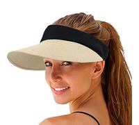 Shinenut Visera Sombrero para el Sol Mujer, Beige, Talla única