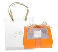 SHINEOFI 1 Juego Caja De Del Día De San Valentín Fiesta Cajas Para Boda Ducha Novio Papá Shower Elegante Favor Dama De Honor Plegable Cajas De Gracias Paraca Con Orange Páginas