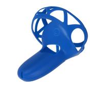 SHINEOFI 1 Par Cubiertas de Silicona Protectora para Controladores Táctiles VR de Lavables Compatible con Oculus Color Azul