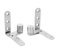 SHINEOFI 1 par Pivotante Oculta Inoxidable para Puertas Diseño Minimalista y Resistente para Puertas Secretas y Estanterías Instalación y Funcionamiento Suave