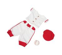 SHINEOFI 1 Set de Atuendo para Sesión de Fotos de Recién Nacida Tema de Béisbol, Ropa Suave y Cómoda para Bebés, Conjunto de Fotografía para Estudio o Uso Doméstico