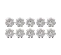 SHINEOFI 10 Discos de Base Flotante Redondos de Papel y Aluminio Plateados para Lámparas de Aceite Mechas Flotantes, Diseño Clásico y Función Luminosa para Rituales Sagrados en Casa