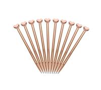 SHINEOFI 10 Piezas Bolígrafos de Metal con Punta Media y Tinta Suave para de San Valentín Bodas y de Oficina Tinta Azul