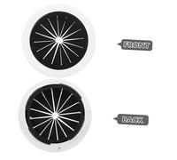 SHINEOFI 10 Piezas Flexible Cable Grommet Cover Round Plastic Wire Hole Protector For Office Desktop Neat Wiring Management And User Friendly Design