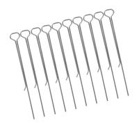 SHINEOFI 10 Soportes Metálicos para Mechas de Velas Kit de Fijación para Hacer Velas DIY Porta Mecha Resistente de Acero Inoxidable en Hogar y Oficina