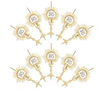 SHINEOFI 10 Unidades Adorno Decorativo para Iglesia Estilo Europeo y Americano para Fiestas y Festiva Diseño Detallado y Compacto