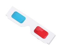 SHINEOFI 10 Unidades Gafas 3D de Papel y Plástico Reutilizables para Cine y Videos en 3D Seguras y Cómodas para Ver Películas en Sala de Cine