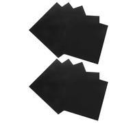 SHINEOFI 10 Unidades Placa y Alta Durabilidad Señalización Industrial de Aluminio Anodizado Negro con Acabado Resistente