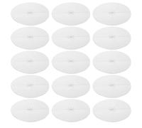 SHINEOFI 100 Discos Protectores Antigoteo de Plata para Velas de Oído Separación de Cenizas, Accesorios Cuidado Auditivo en Forma de Disco y Diseño Hermoso