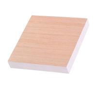 SHINEOFI 100 Hojas Notas Adhesivas con Diseño de Madera Resistentes y Auto Adhesivas para Oficina Mensajes y Recordatorios Casa y Escuela