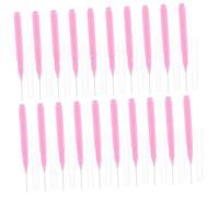 SHINEOFI 100 piezas Cepillo Interdental para Brackets Unidades Cepillos Portátiles Limpieza Eficaz Sarro Placa Cuidado Suave Encías Multifuncional para Dientes y Pequeños Espacios