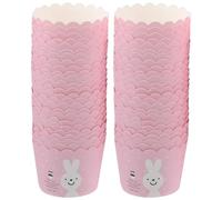 SHINEOFI 100 Piezas de Moldes para Hornear Muffins Pequeños de Papel Resistente al Aceite, Taza Antiadherente para Postres y Repostería, Utensilios Desechables para Cocina y Horneado