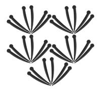 SHINEOFI 100 Piezas de Picos de Pájaro de Plástico Negro Diseño Realista para Peluches y Palomas, Accesorios Versátiles para Manualidades y Exhibiciones