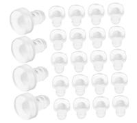 SHINEOFI 100 Piezas Unidades Protectores Anticolisión Transparentes para Muebles Almohadillas de Elástica Incrustadas Amortiguadores Suaves para Puertas de Gabinete y Mesas de Patio Diseño