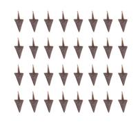 SHINEOFI 100 Unidades Accesorios para Picos de Pájaros de Plástico Marrón, Complementos para Manualidades de Animales Miniatura Tacto Realista, Ideales para Hacer Juguetes y Decoraciones