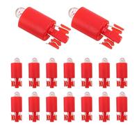 SHINEOFI 100 Unidades Bombilla LED Roja para Botones de Arcade y Máquinas de Frutas Consumo y Fácil Instalación, Compatible Entornos Públicos y Recreativos