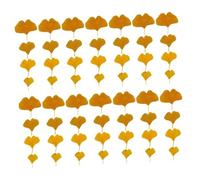 SHINEOFI 108 Piezas Artificiales de Ginkgo Decorativas Realistas para Bodas Otoño y Acción de Gracias Ornamento Simulado para Fiestas y Hogar