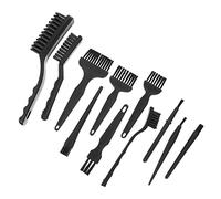 SHINEOFI 11 Piezas Kit de Cepillos de Limpieza Antiestáticos para Teclados y Dispositivos Electrónicos Herramientas Portátiles para Limpieza de Pc Teléfonos