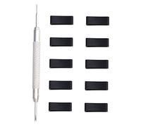 SHINEOFI 11Piezas Silicone Watch Band Retainers Loops Watch Repair Tool Durable Strap Holders For Smartwatch Accessories