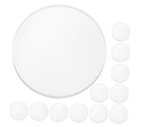SHINEOFI 12 Juntas De Ventosa Transparentes para Vidrio De Plástico Antideslizantes para Muebles De Madera 20mm x 3mm 12 Piezas