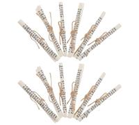 SHINEOFI 12 Pergaminos Judíos para Mezuzá, Decoración Religiosa para Puertas con Bendiciones Bíblicas, Rollos de Mezuzá Compactos y Ligeros para Bendición del Hogar, Adornos Judíos