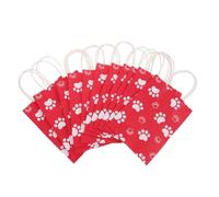 SHINEOFI 12 Piezas Bolsa de Papel Forma de Pata de Perro Bolsa de Obsequio de Papel para Fiestas Obsequio de Festival Unidades Colorido para Regalos de Vacaciones