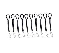 SHINEOFI 12 Piezas Correa Ajustable para Cámara y Teléfono de Color Negro Cuerda Práctica para Diy Protección contra Caídas y Pérdidas para Accesorios de Fotografía y Móviles