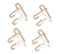 SHINEOFI 12 Piezas De Broches Para Cuello De Chal Broches Para Ropa Imperdibles Con Diamantes De