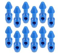 SHINEOFI 12 Piezas Insertos para Fusil de Plástico Horquillas Pesca para Banda de Accesorios Instalación Rápida y Mejora de Estabilidad, Color Azul Submarina