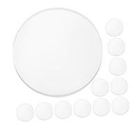 SHINEOFI 12 Piezas Junta De Ventosa Material Separadores De Escritorio Espaciadores De Mesa De Vidrio Parachoques Claros Topes Transparentes De Mesa Plastico PP